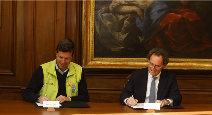 Claudio Castro y Juan Carlos de la Llera